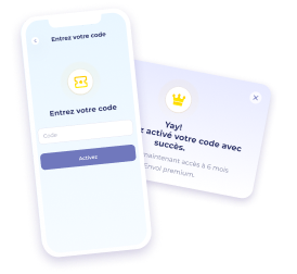 3. Activez votre code et profitez d'Envol premium!